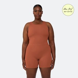 SET ACTIVE x Aimee Song | Shortysuit | Terracotta | Small
